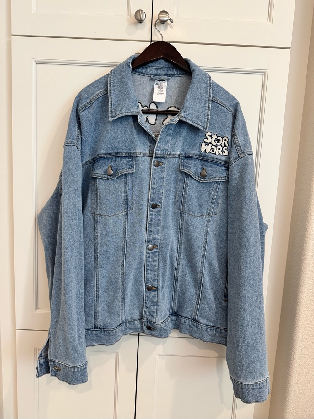 Star Wars Darth Vader Denim Jacket XL Like New